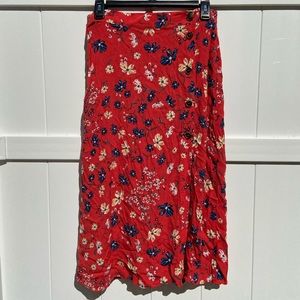 H&M Floral Maxi Skirt